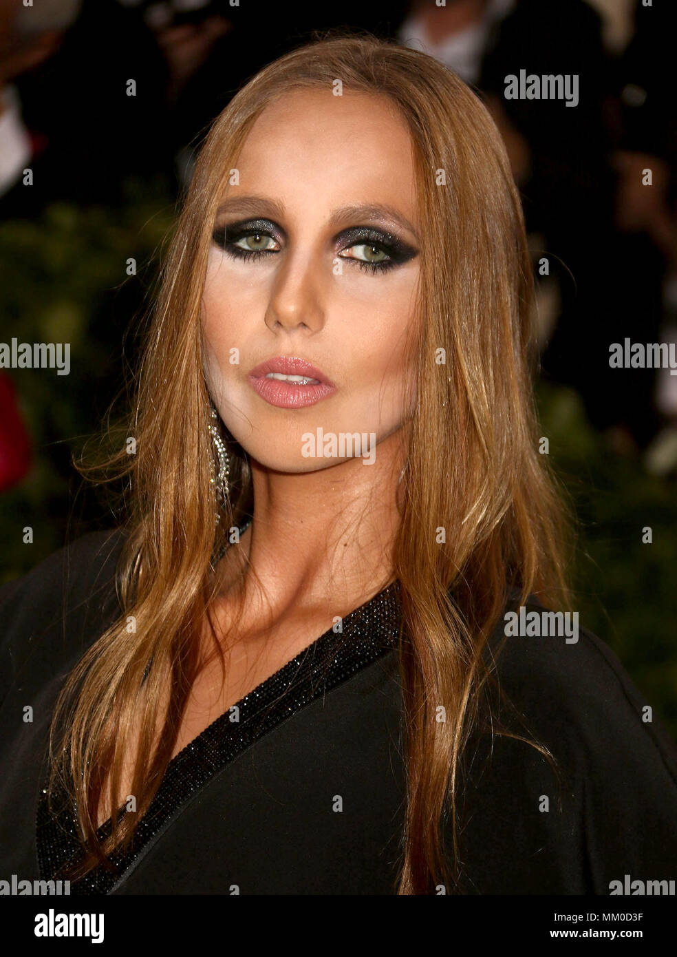 May 7, 2018 - New York City, New York, U.S. - ALLEGRA VERSACE attends the  Costume Institute Benefit celebrating the opening of Heavenly Bodies:  Fashion and the Catholic Imagination exhibit held at