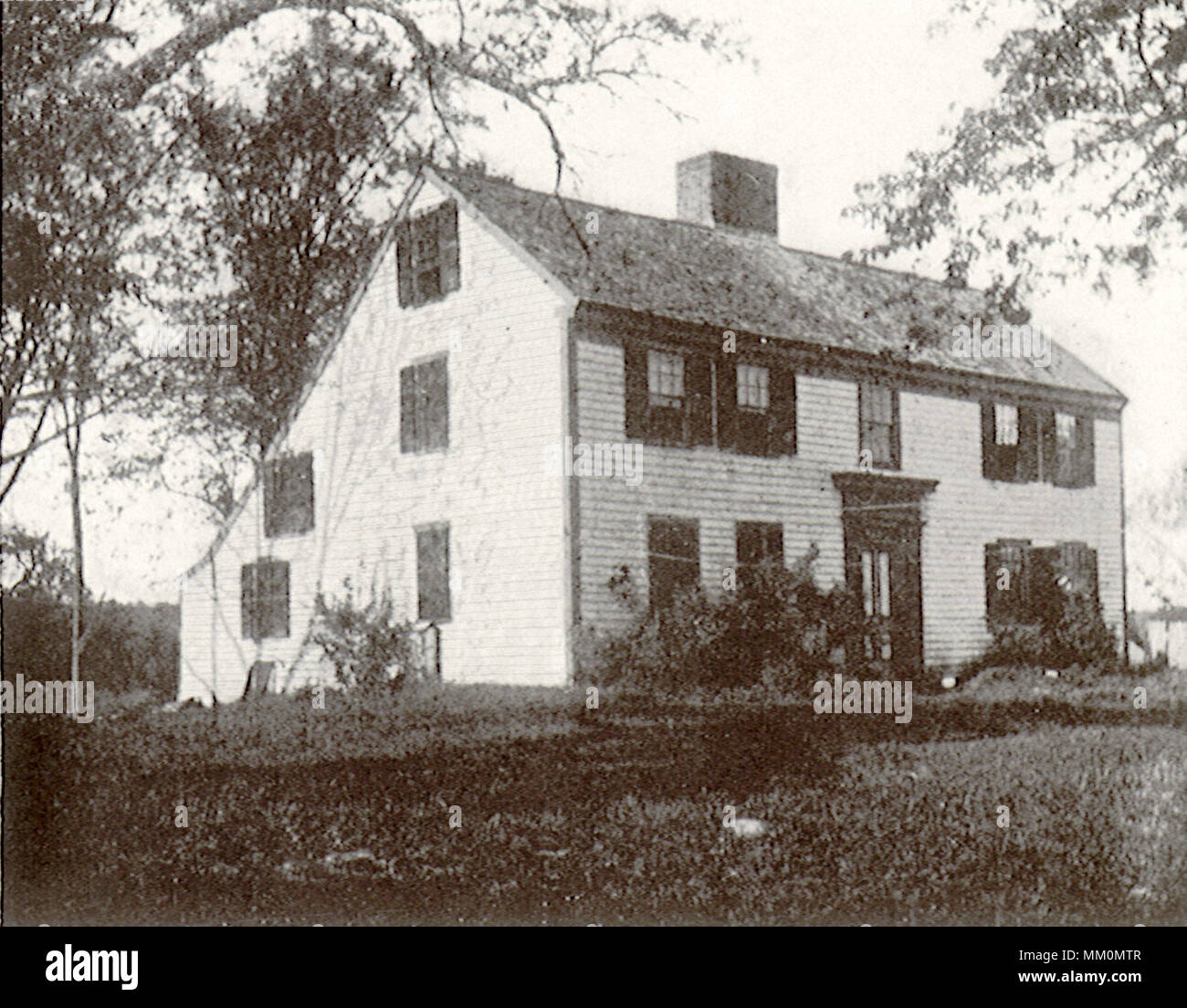 Lieut. George Gardner House. Peabody.  1880 Stock Photo