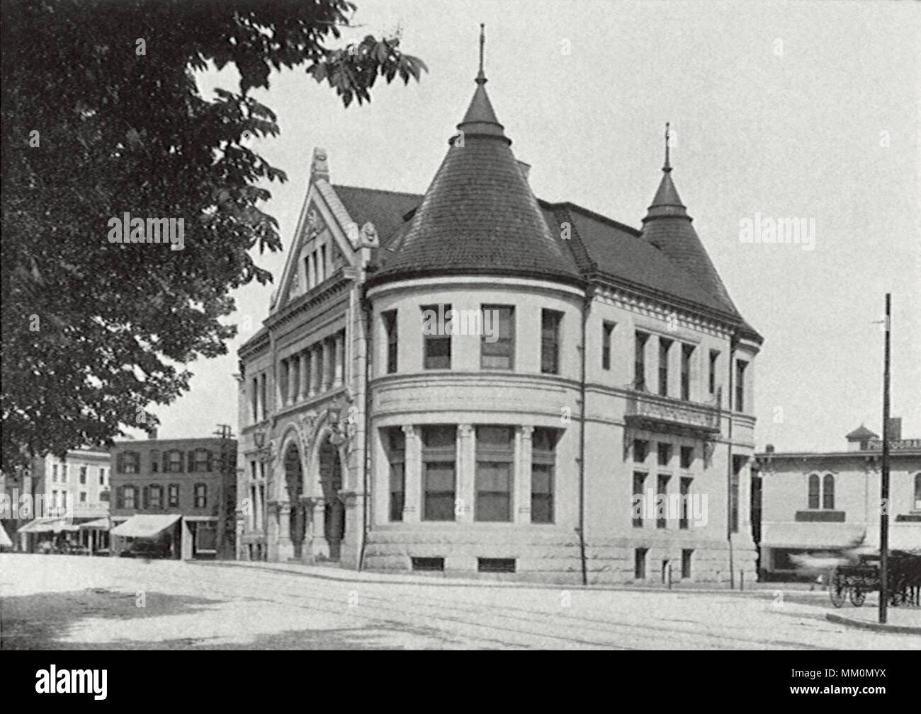 Newton Bank Building. Newton. 1900 Stock Photo Alamy