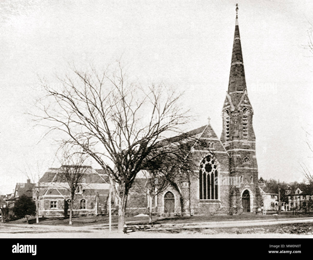 Channing Church Newton 1916 Stock Photo Alamy