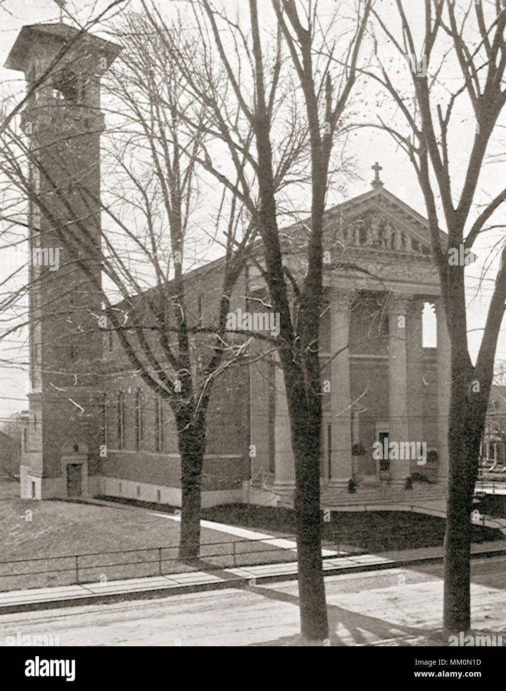 Mary Immaculate of Lourdes Church.  1916 Stock Photo