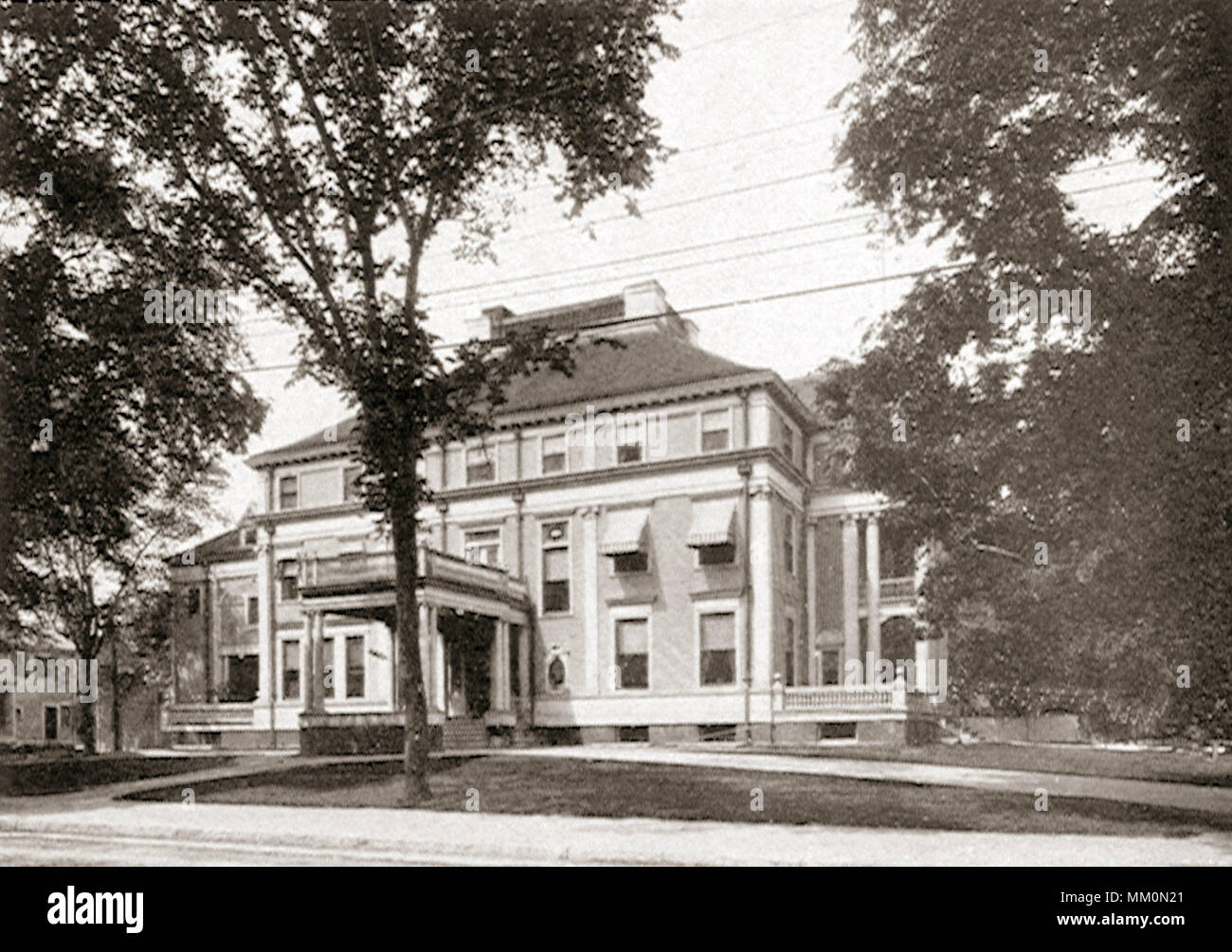 The Newton Club. Newtonville.  1916 Stock Photo