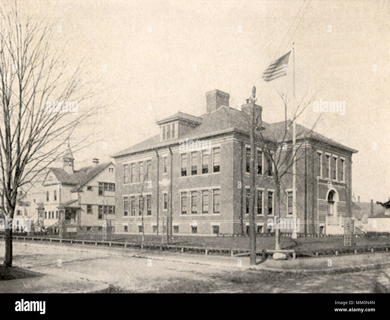 The Library. Hubbardston 1895 Stock Photo Alamy