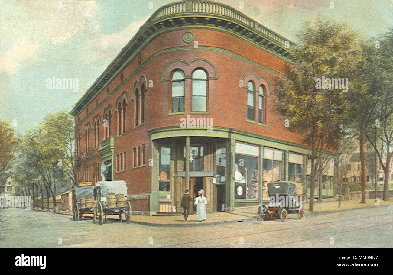 City Hall and Post Office. Everett. 1919 Stock Photo Alamy