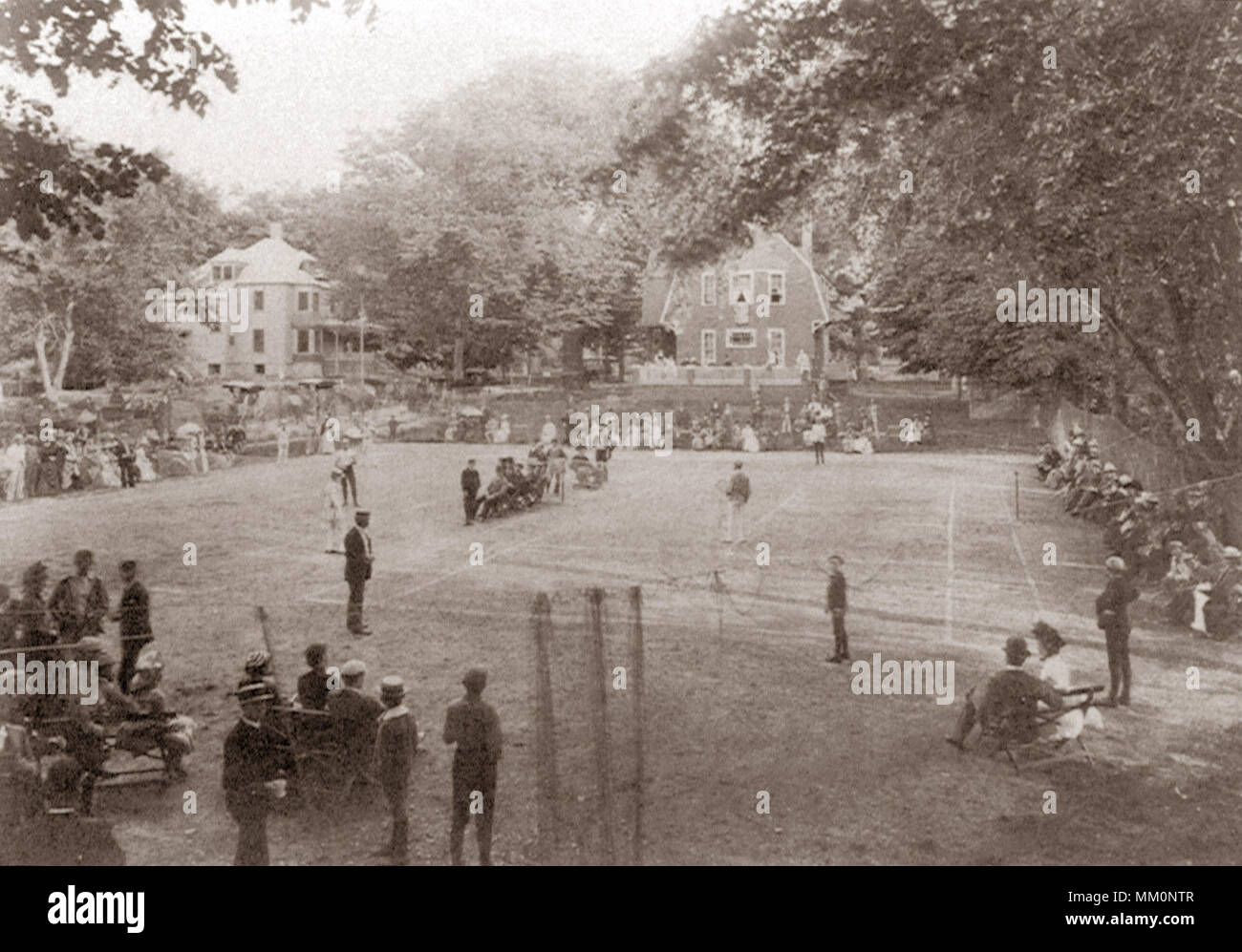 Quincy Tennis Club. Quincy. 1888 Stock Photo Alamy