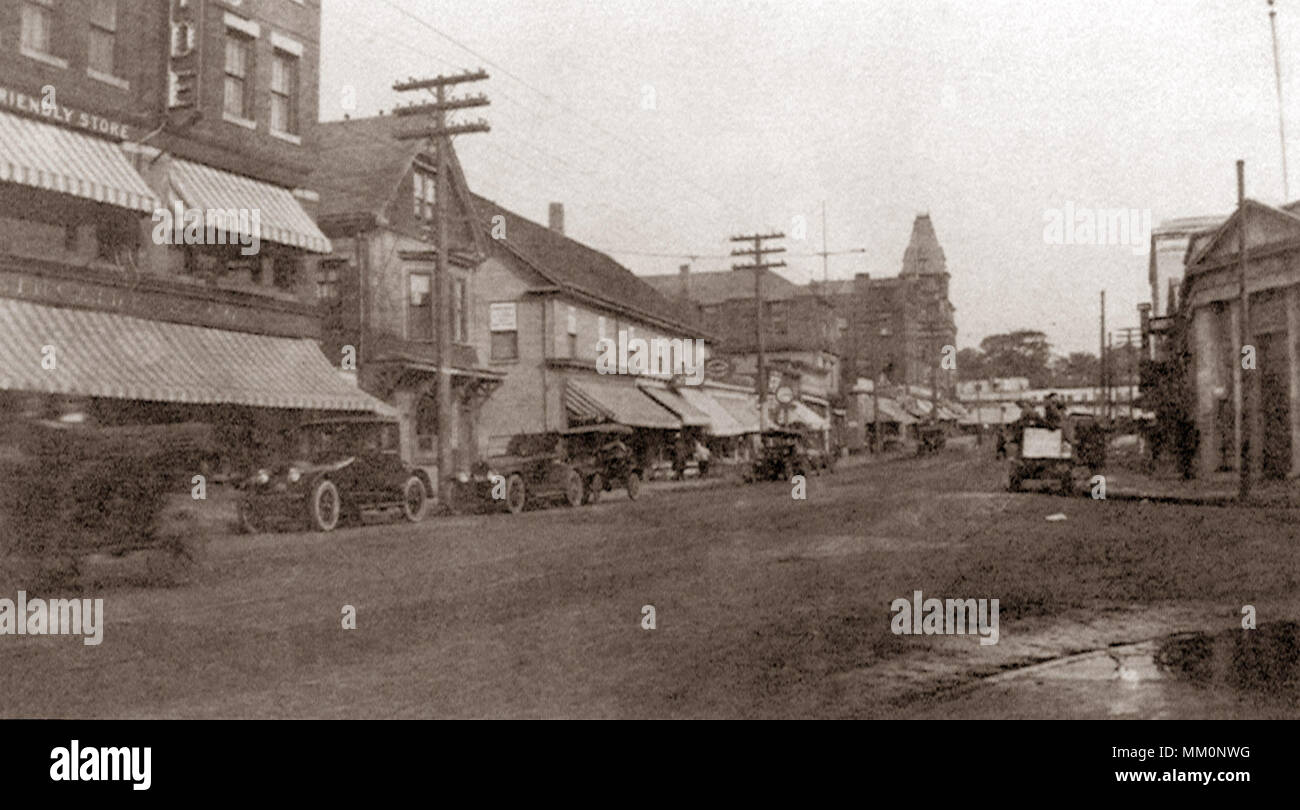 West Side of Hancock Street. Quincy. 1919 Stock Photo Alamy