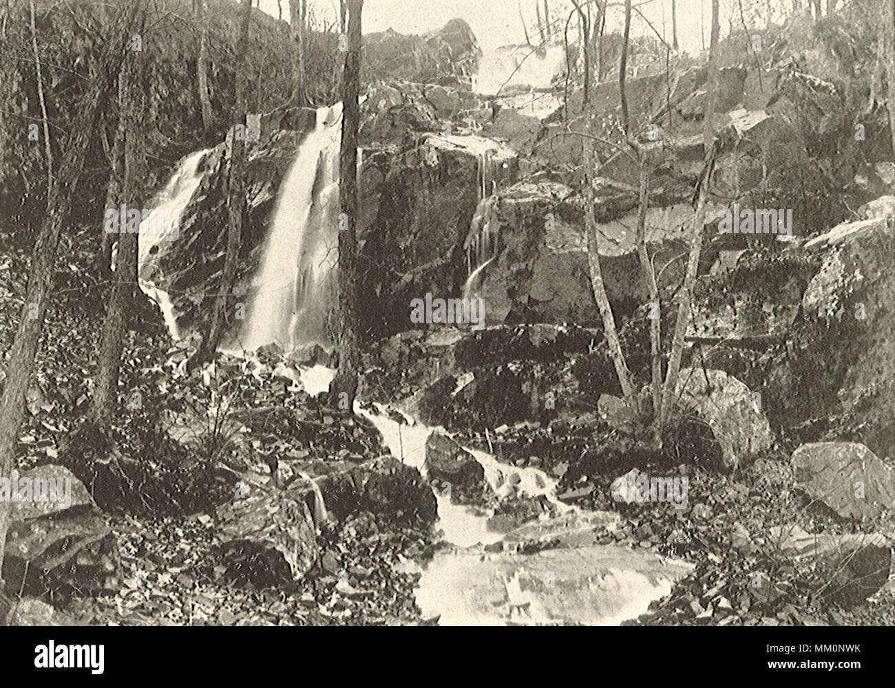 The Cascade. Melrose. 1902 Stock Photo