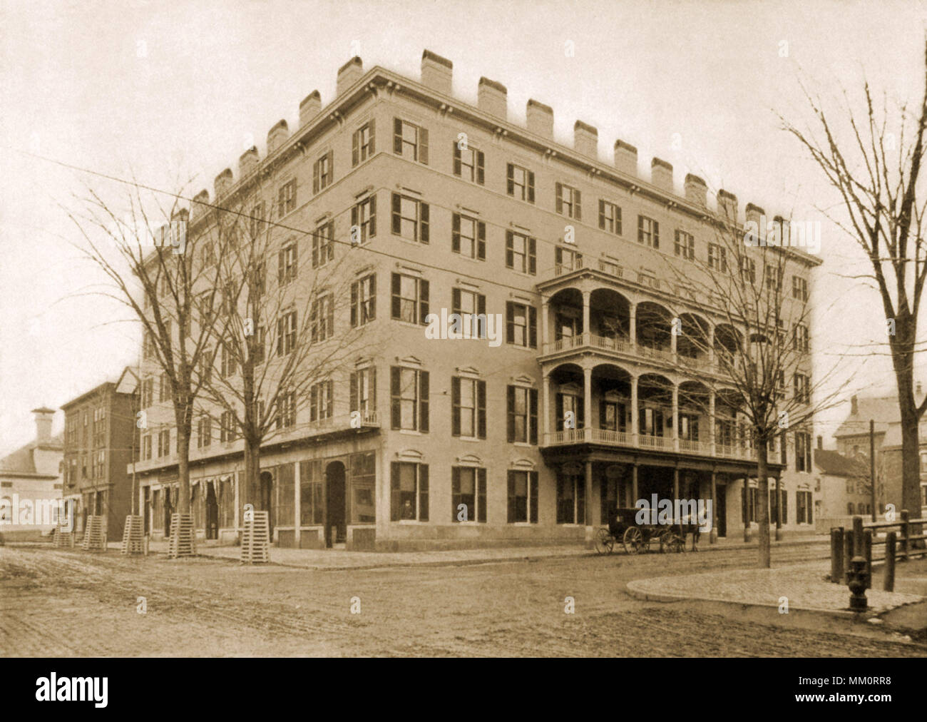 De Witt House. Lewiston. 1900 Stock Photo Alamy