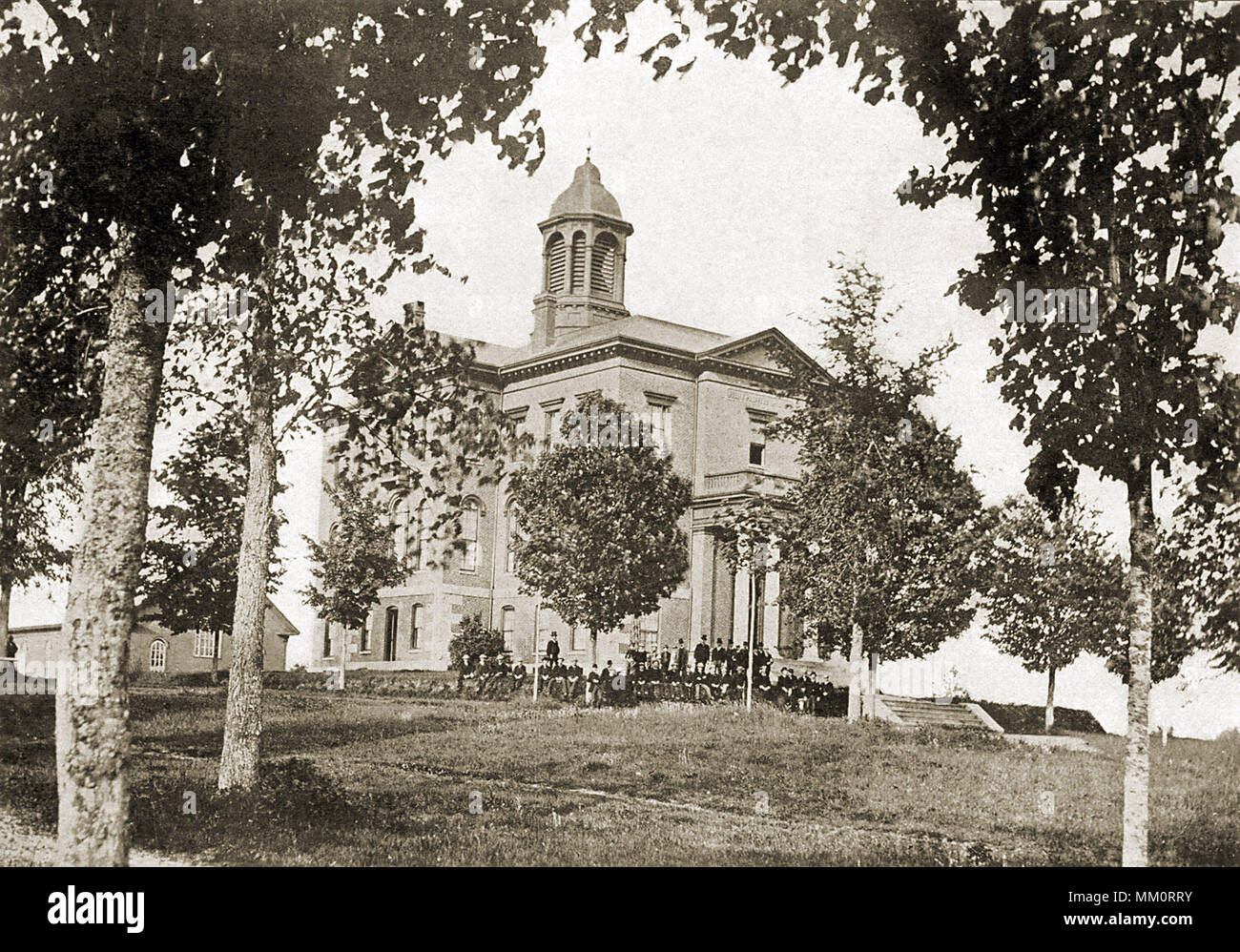 Bates College. Lewiston. 1900 Stock Photo