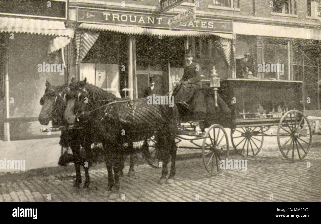 Trouant & Bates. Augusta. 1900 Stock Photo