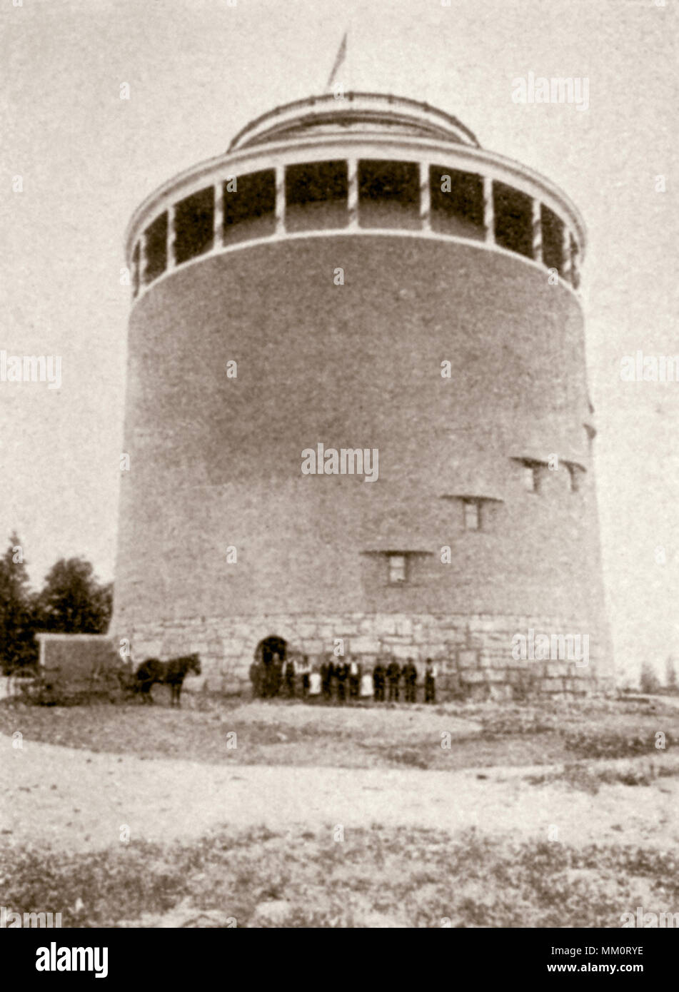 The Stand Pipe at Summit Park. Bangor. 1906 Stock Photo Alamy