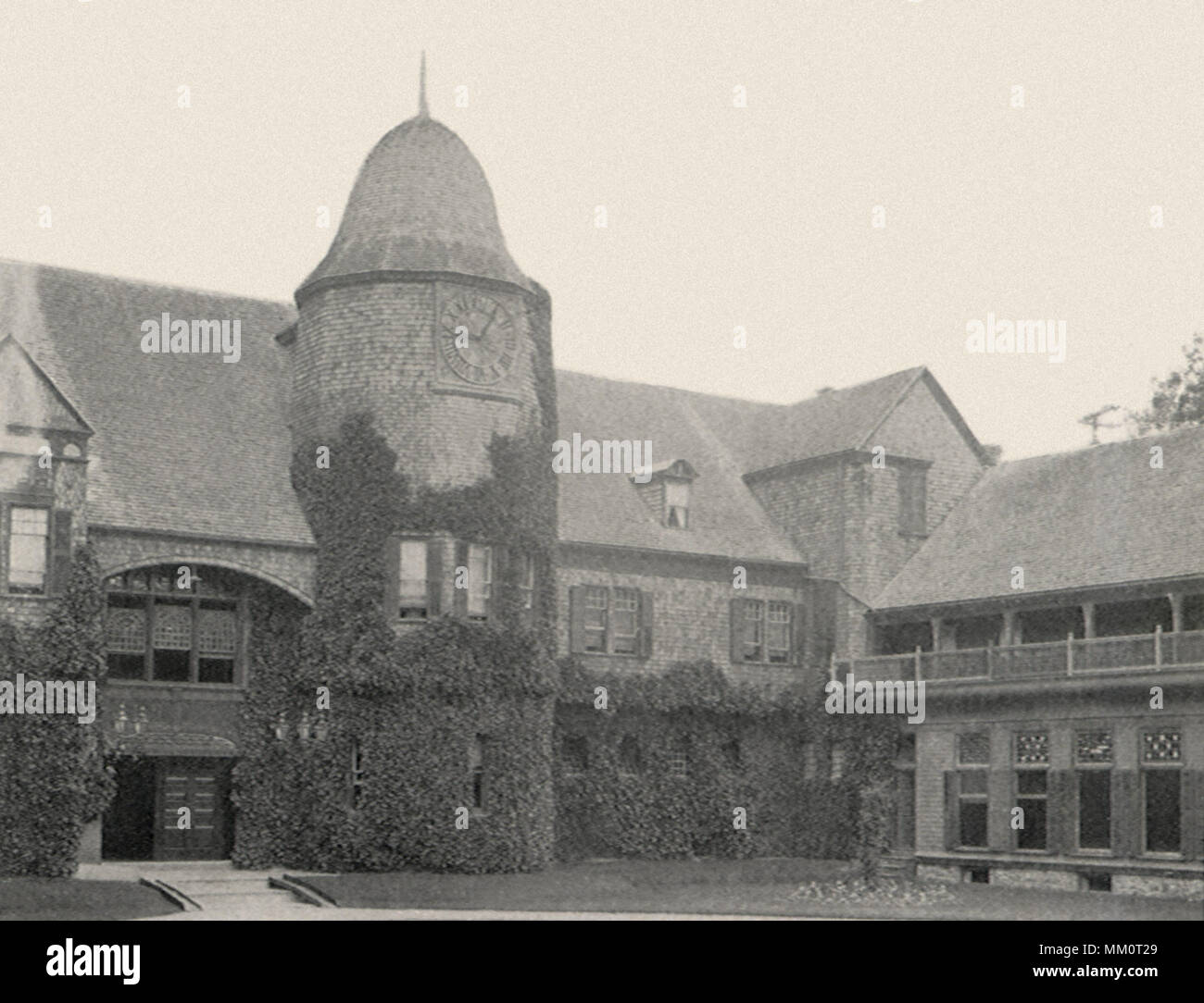 Front View of the Casino. Newport. 1910 Stock Photo - Alamy