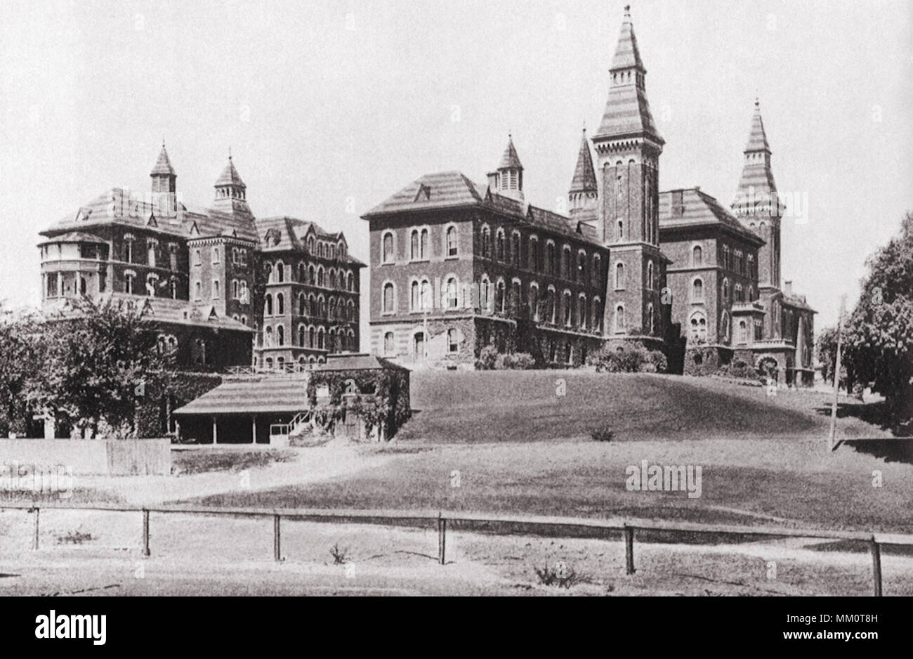 Rhode Island Hospital. Providence. 1890 Stock Photo