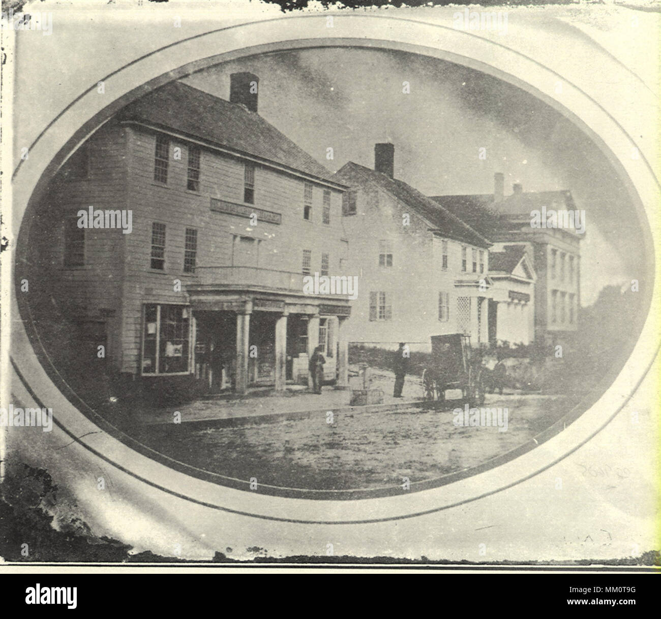 Dixon Square. Westerly. 1860 Stock Photo