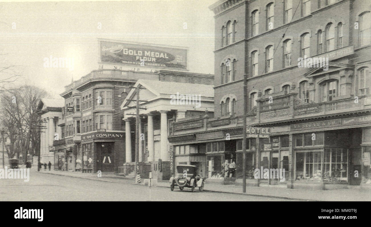 Dixon Square. Westerly. 1924 Stock Photo