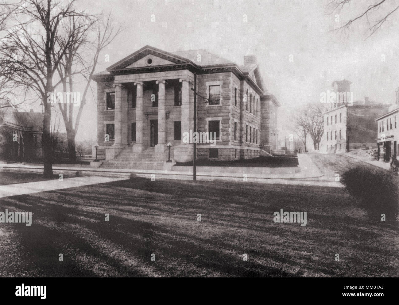 Town Hall. Westerly. 1913 Stock Photo