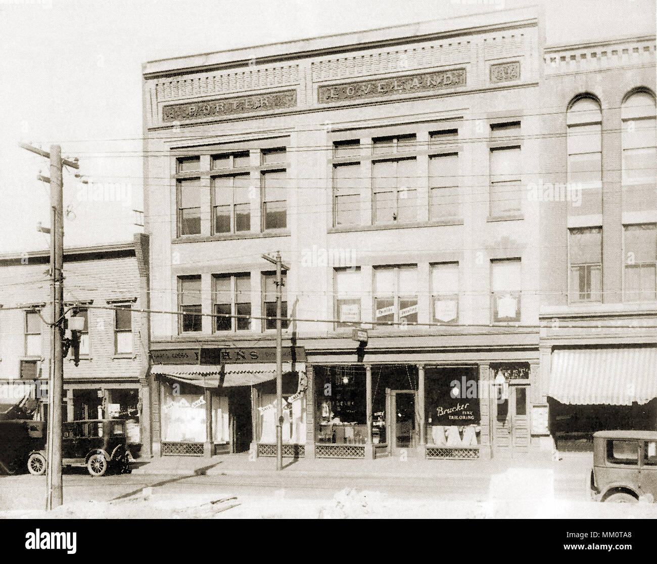 Porter Loveland Building. Westerly. 1924 Stock Photo