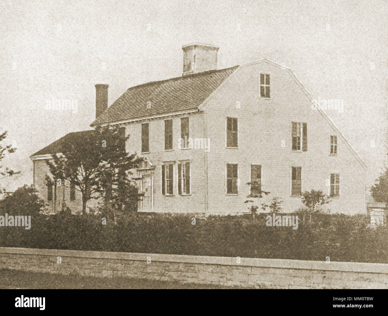 Babcock House. Westerly. 1911 Stock Photo