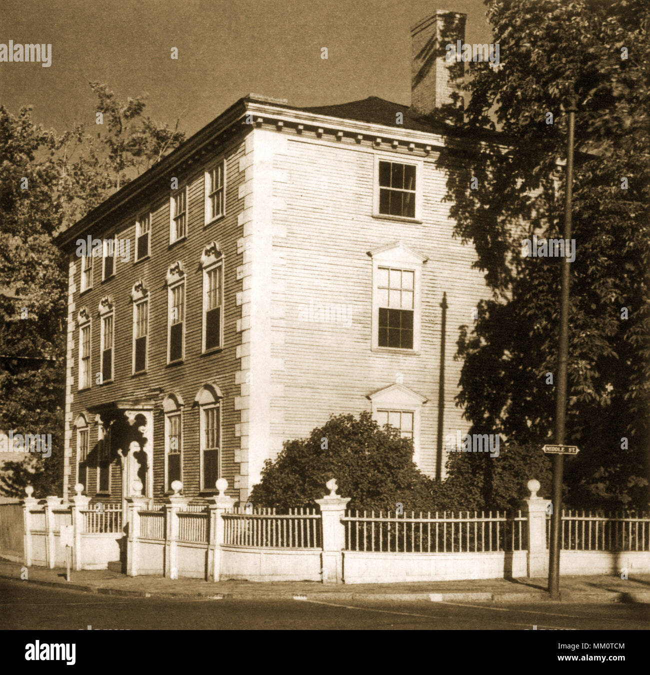 The CutterLangdon Mansion. Portsmouth. 1940 Stock Photo Alamy