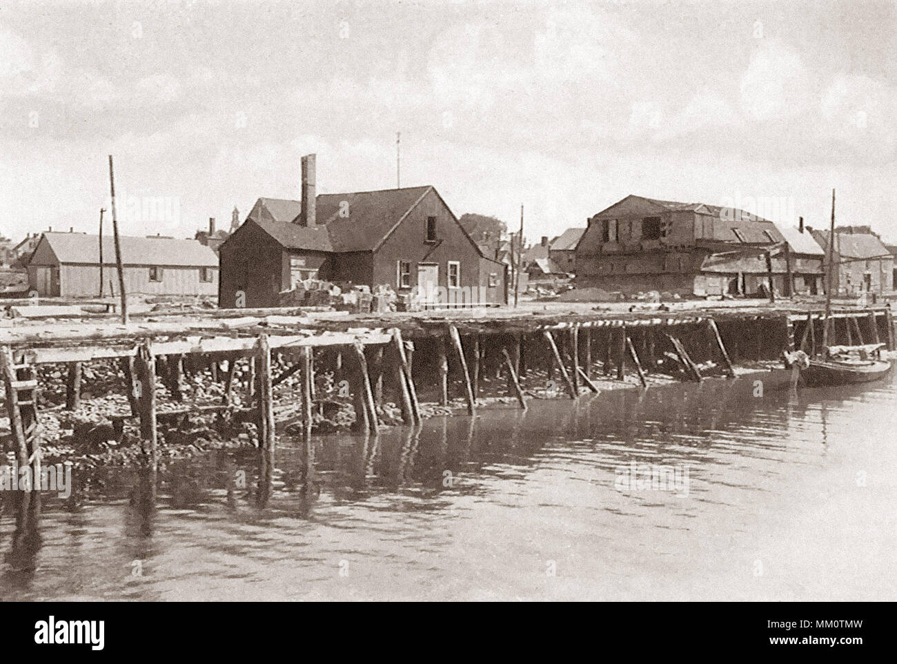 The RiverFront Warehouses. Portsmouth. 1893 Stock Photo Alamy
