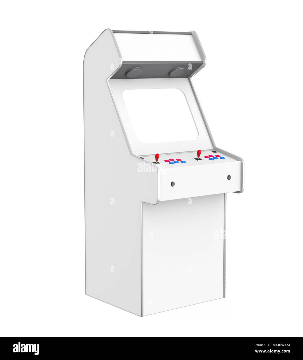 Arcade Game Machine Isolated Stock Photo Alamy