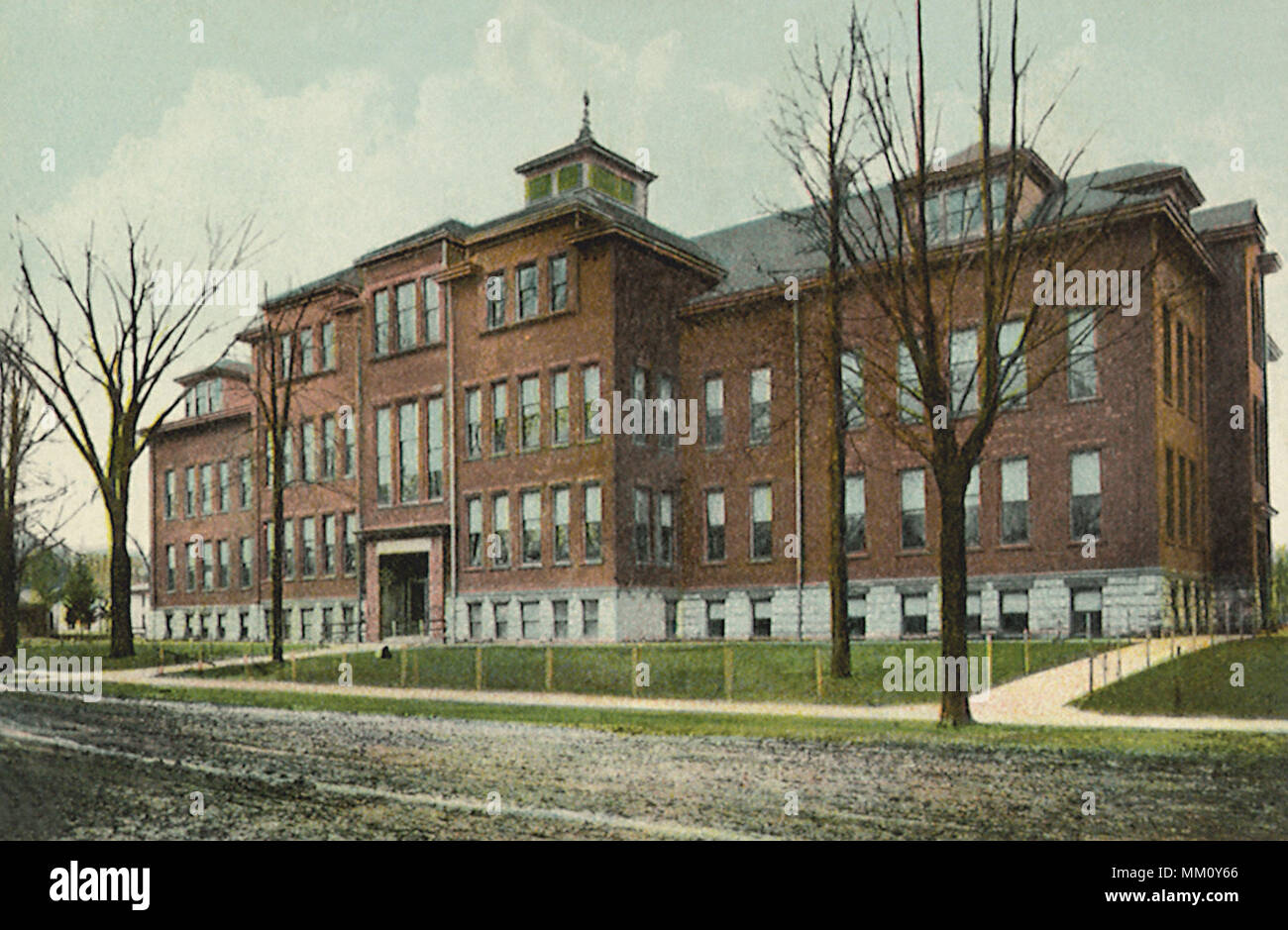 Vine Street School. Kalamazoo. 1910 Stock Photo Alamy