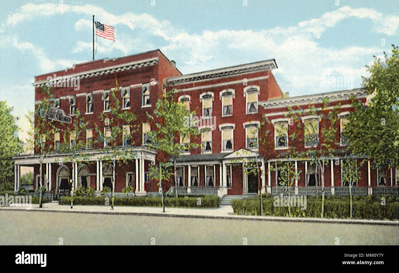 New Glenwood Hotel. Mount Clemens. 1920 Stock Photo Alamy