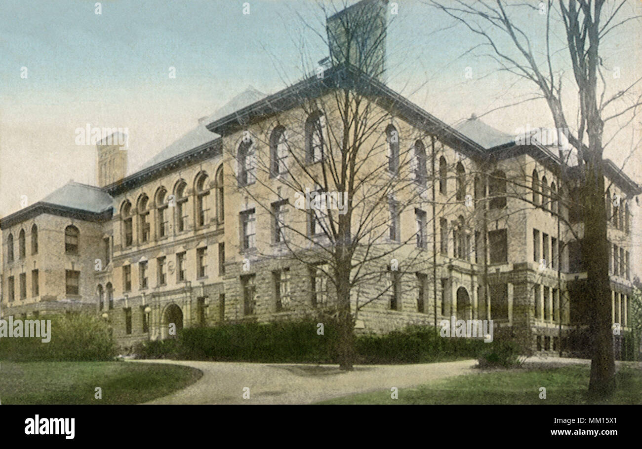 High School. Melrose. 1910 Stock Photo Alamy