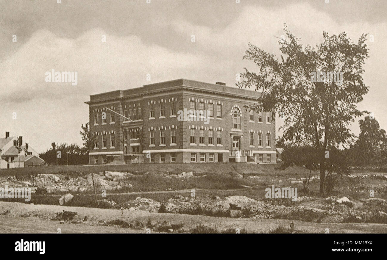 Edmund J. Shattuck School. Norwood. 1905 Stock Photo