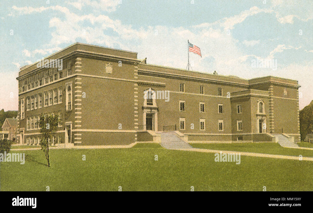 High School. Norwood. 1910 Stock Photo Alamy