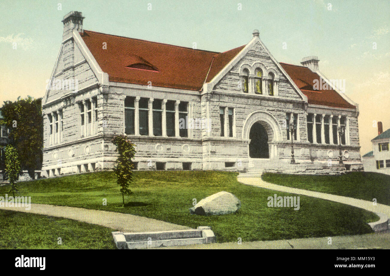Morrill Memorial Library. Norwood. 1910 Stock Photo Alamy