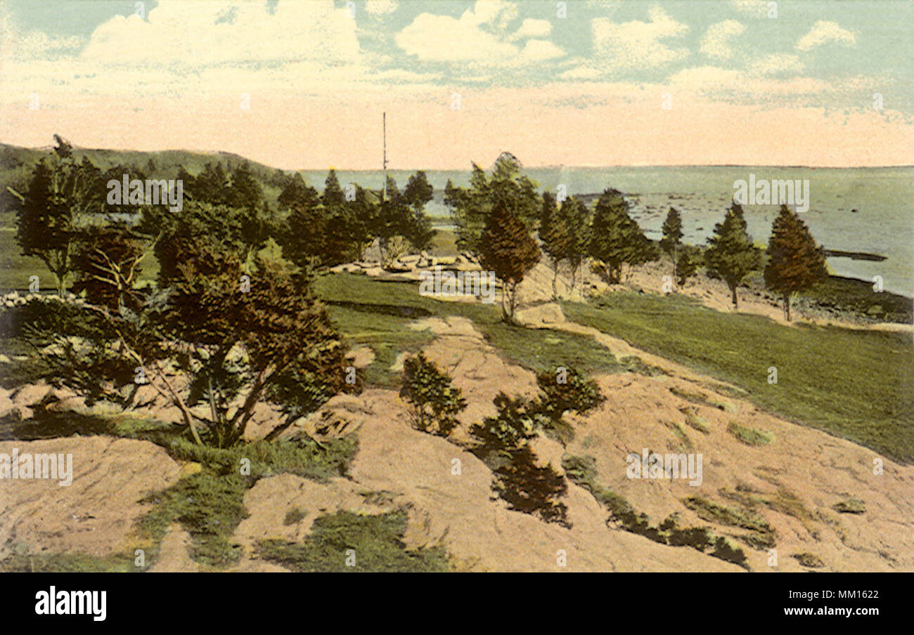 East from Fort Phoenix. Fairhaven.  1910 Stock Photo