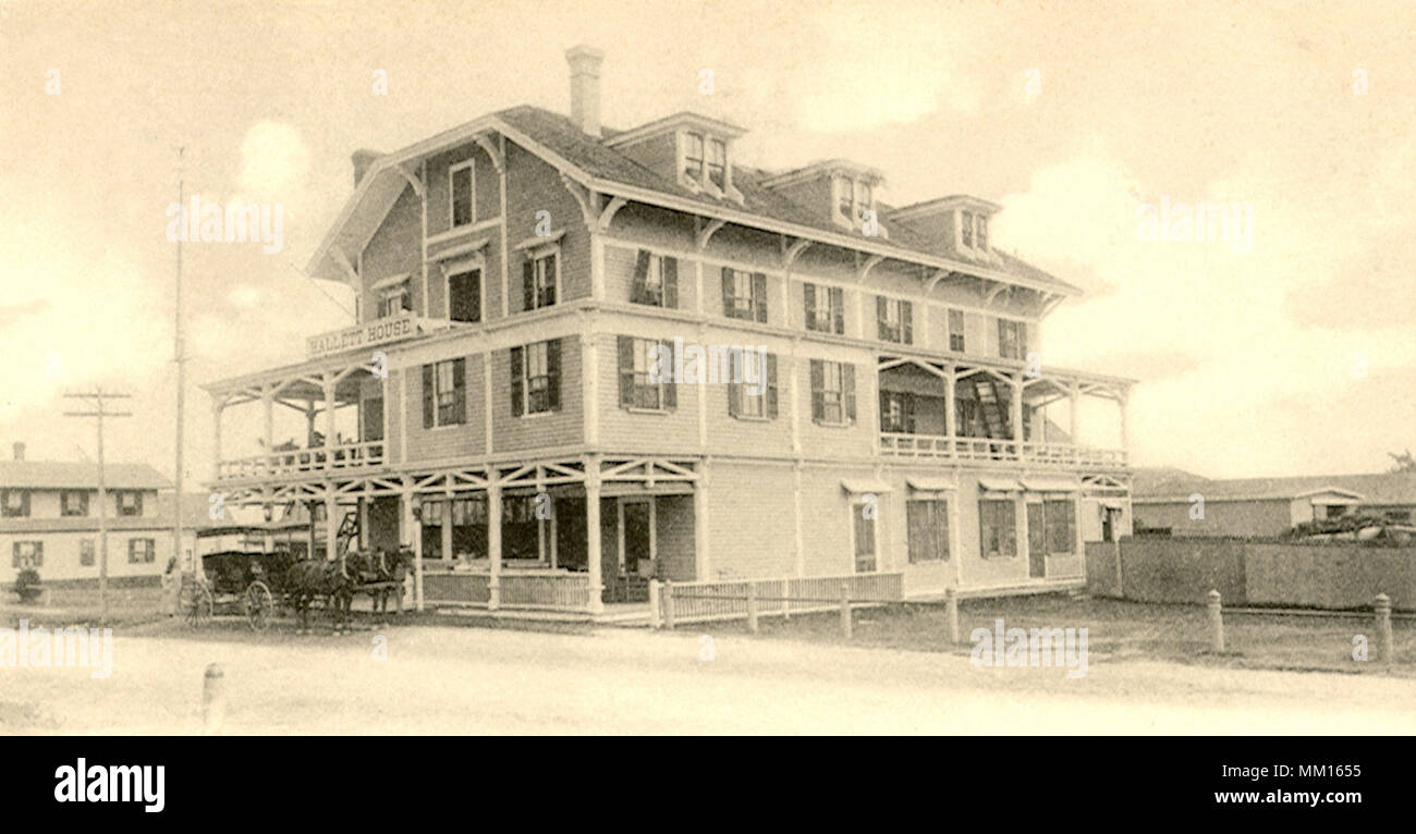 Hallett House. Hyannis Port. 1906 Stock Photo Alamy