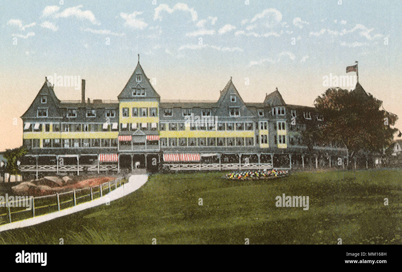 The Atlantic House. Nantasket Beach. 1910 Stock Photo Alamy