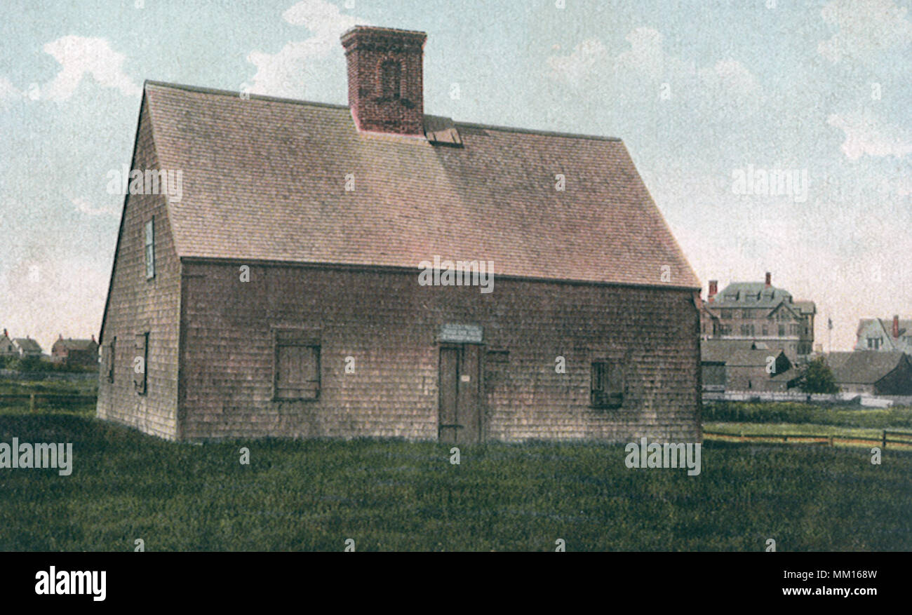 Jethro Coffin House. Nantucket. 1905 Stock Photo