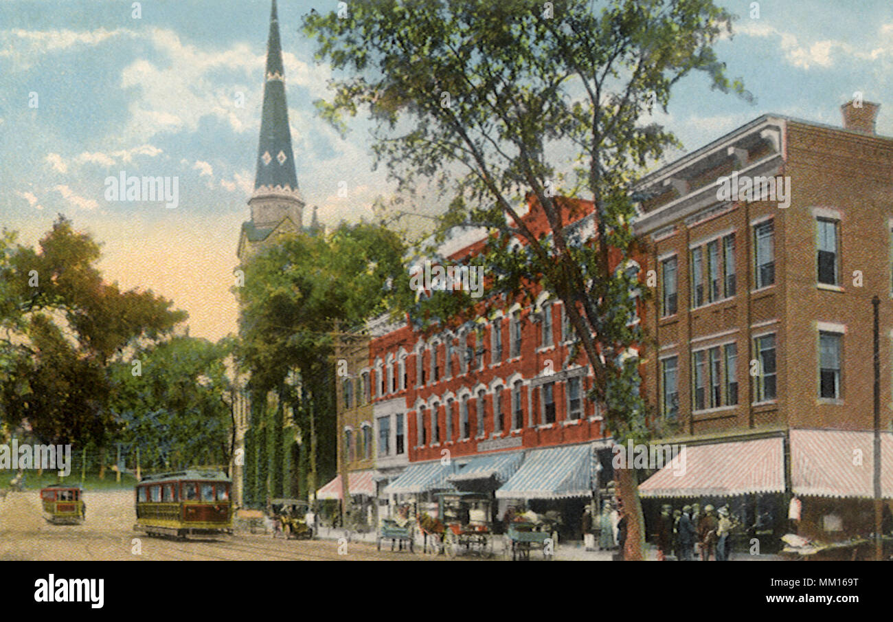 Upper Main Street. Northampton. 1915 Stock Photo Alamy