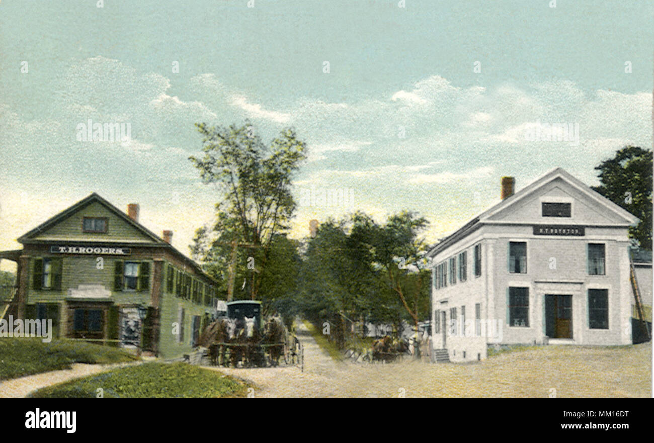 Main Street. Russell. 1912 Stock Photo