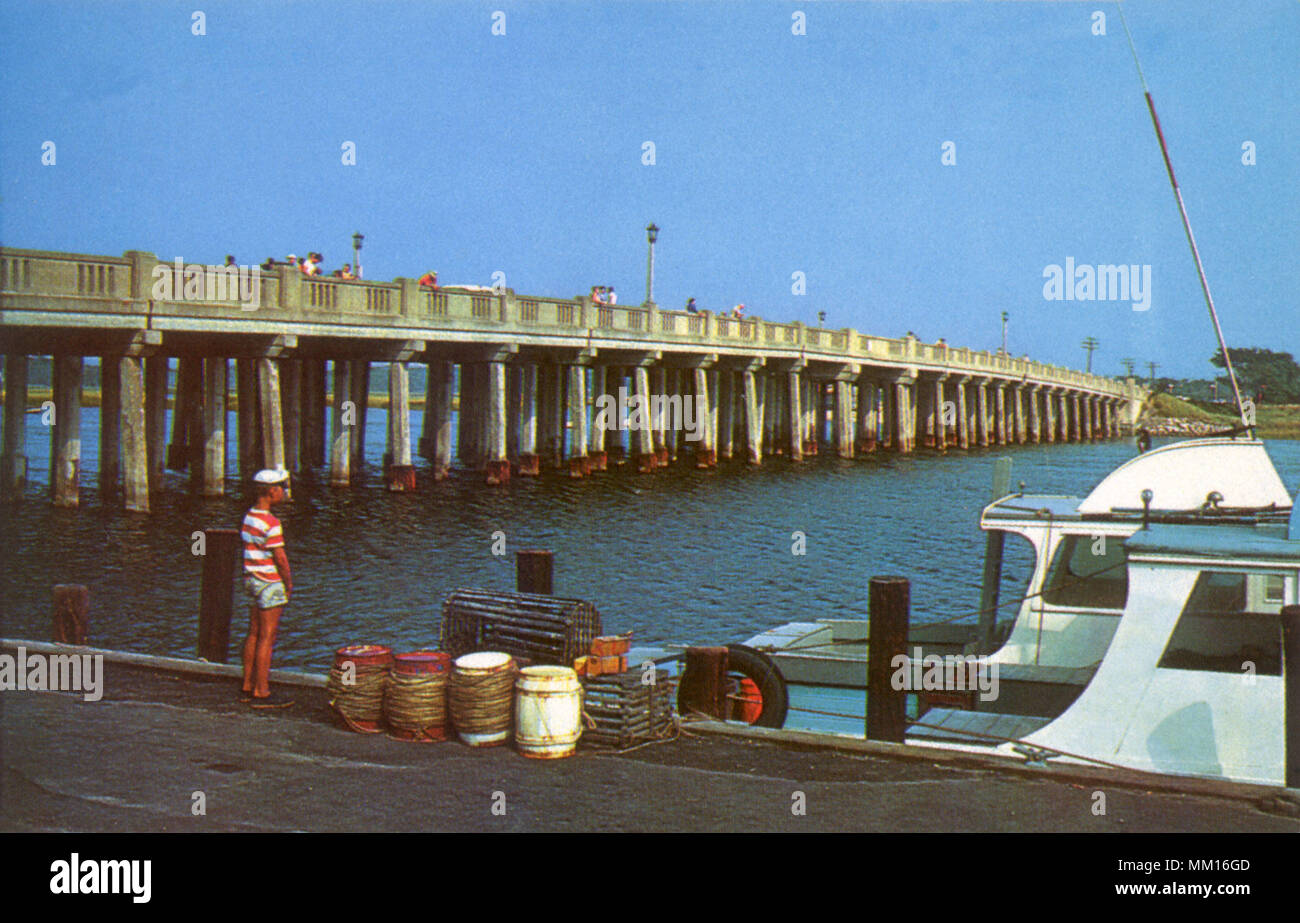 Bridge at Bass River. South Yarmouth. 1960 Stock Photo Alamy