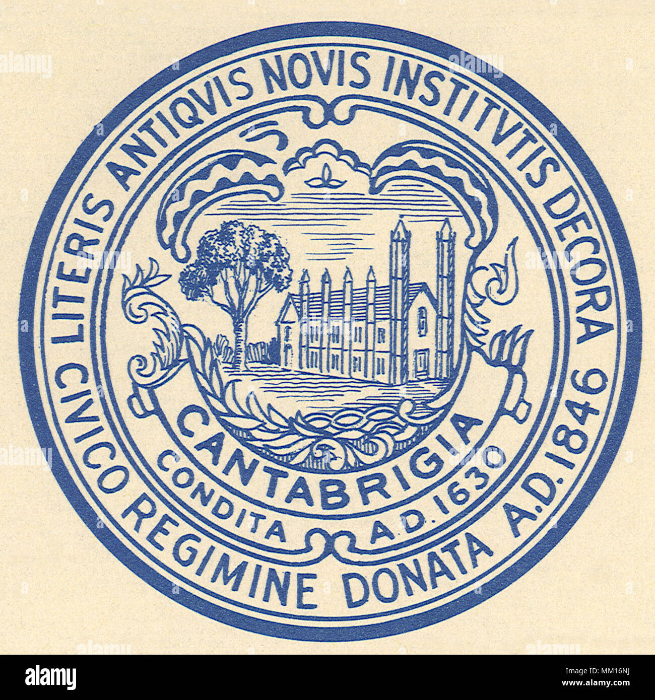 Seal of Cambridge. 1951 Stock Photo Alamy