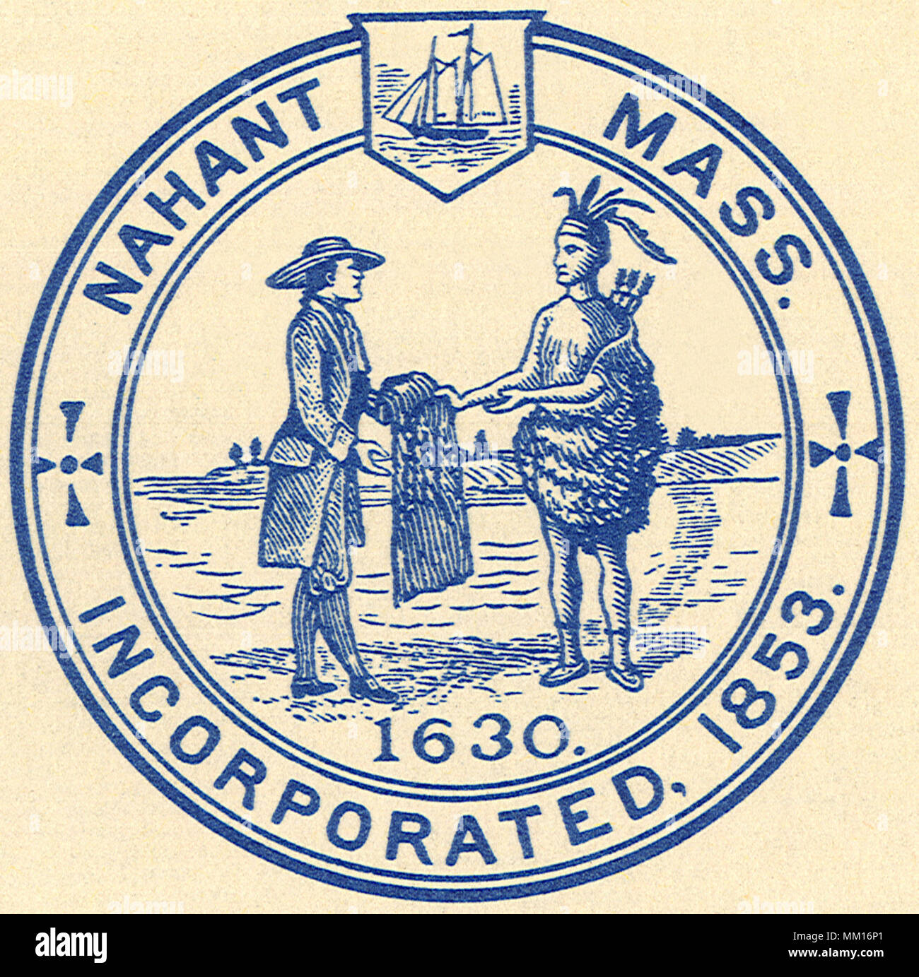 Seal of Nahant. 1951 Stock Photo Alamy