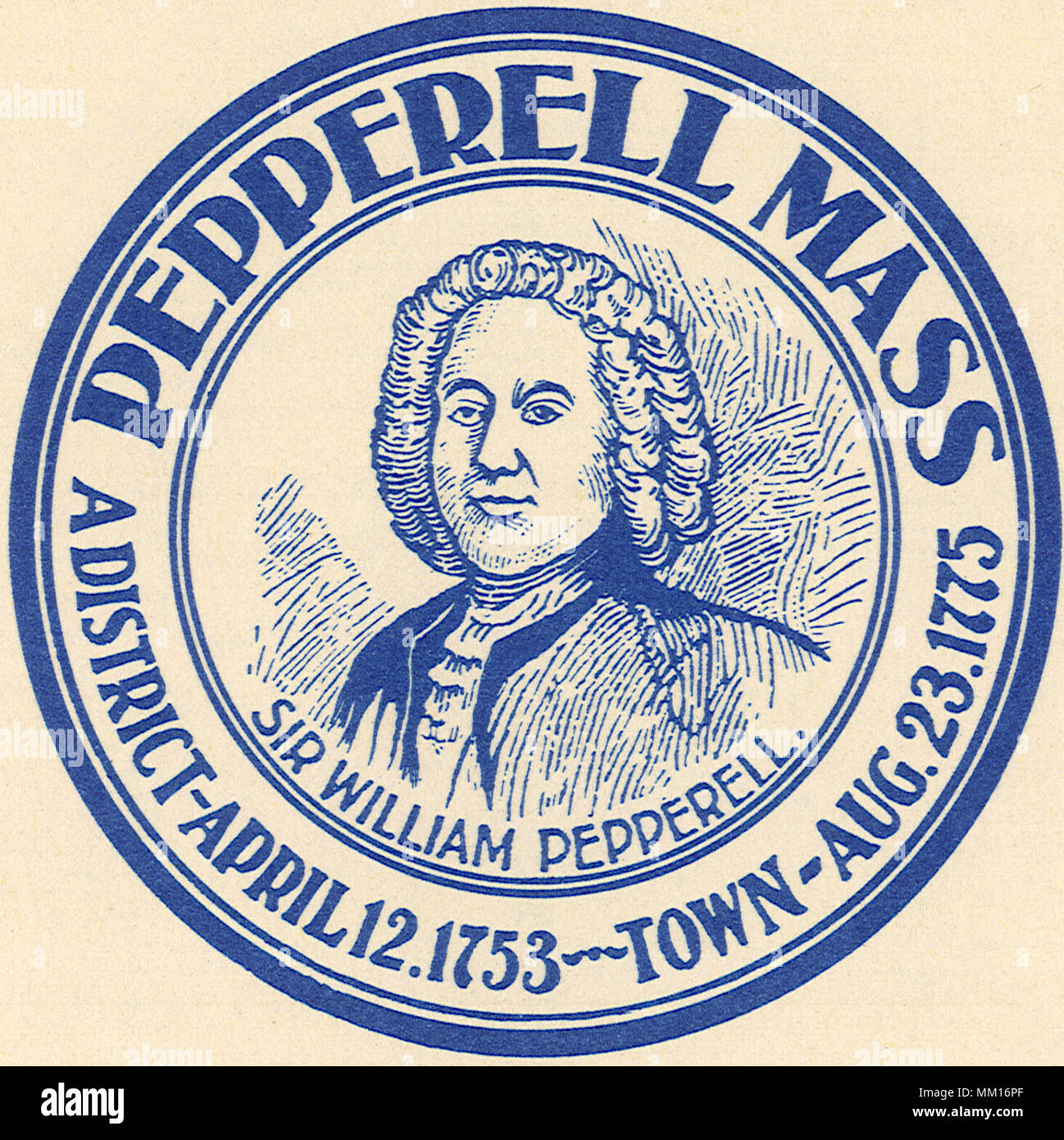 Seal of Pepperell. 1951 Stock Photo Alamy
