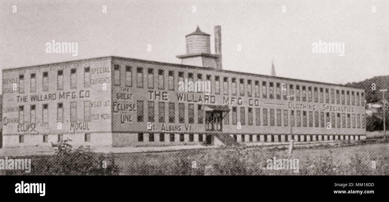 Willard Manufacturing Co. Saint Albans. 1940 Stock Photo Alamy