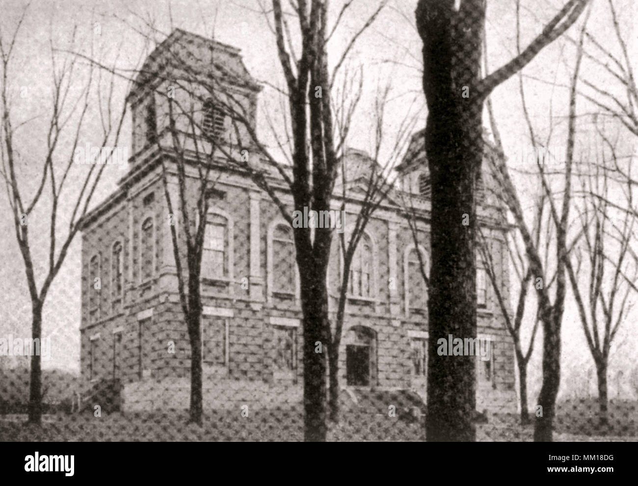 Court House. Saint Albans. 1930 Stock Photo