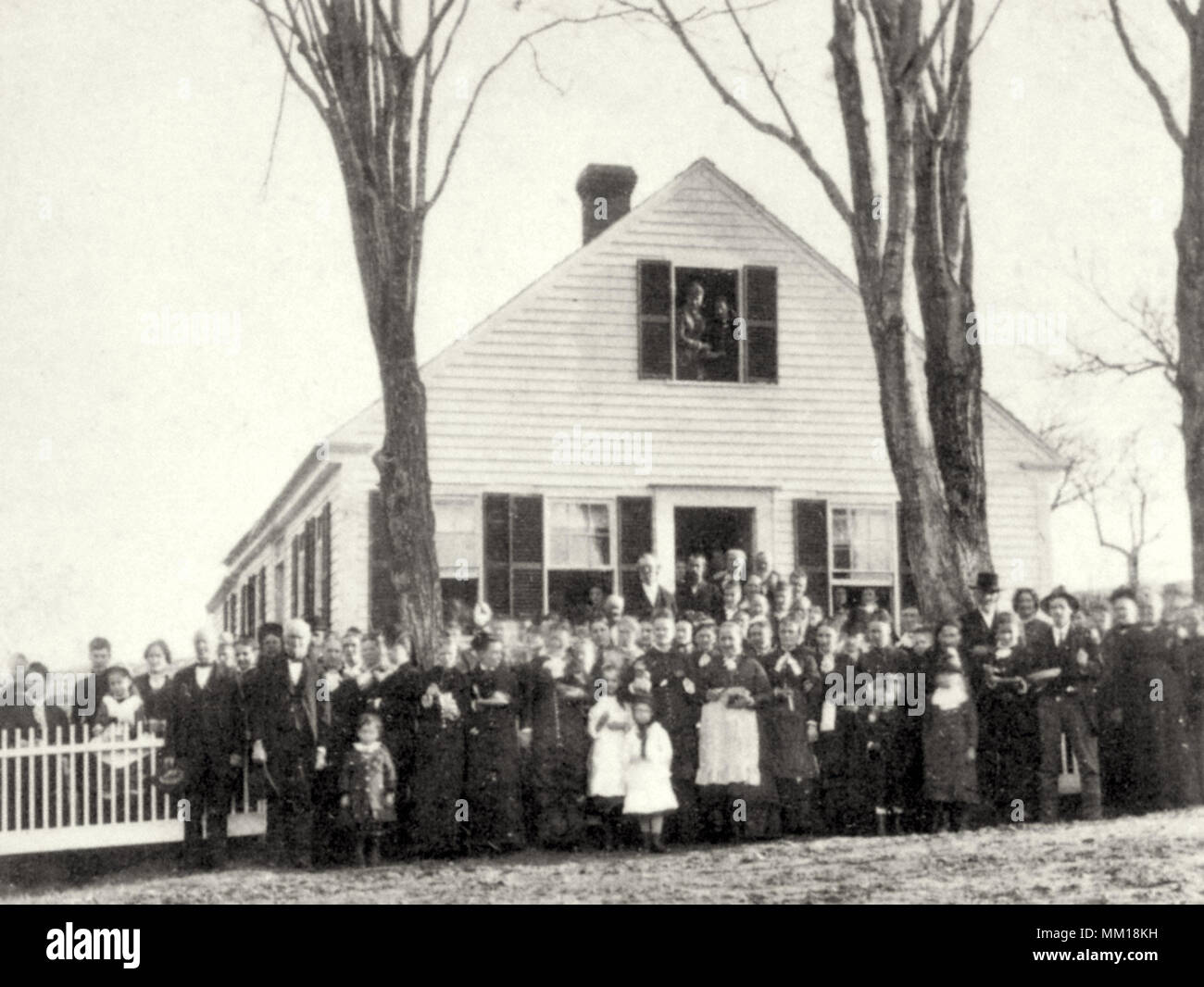 Aunt Sally&rsquo;s 100th Birthday. West Brattleboro. 1882 Stock Photo - Alamy