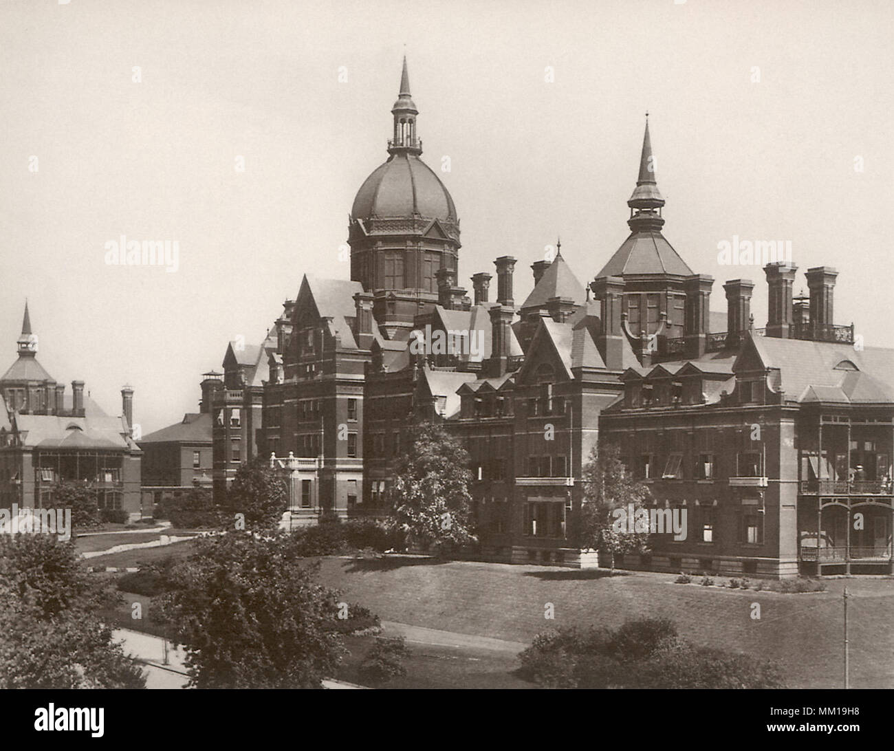 Johns hopkins university hospital baltimore 1903 stock photo alamy