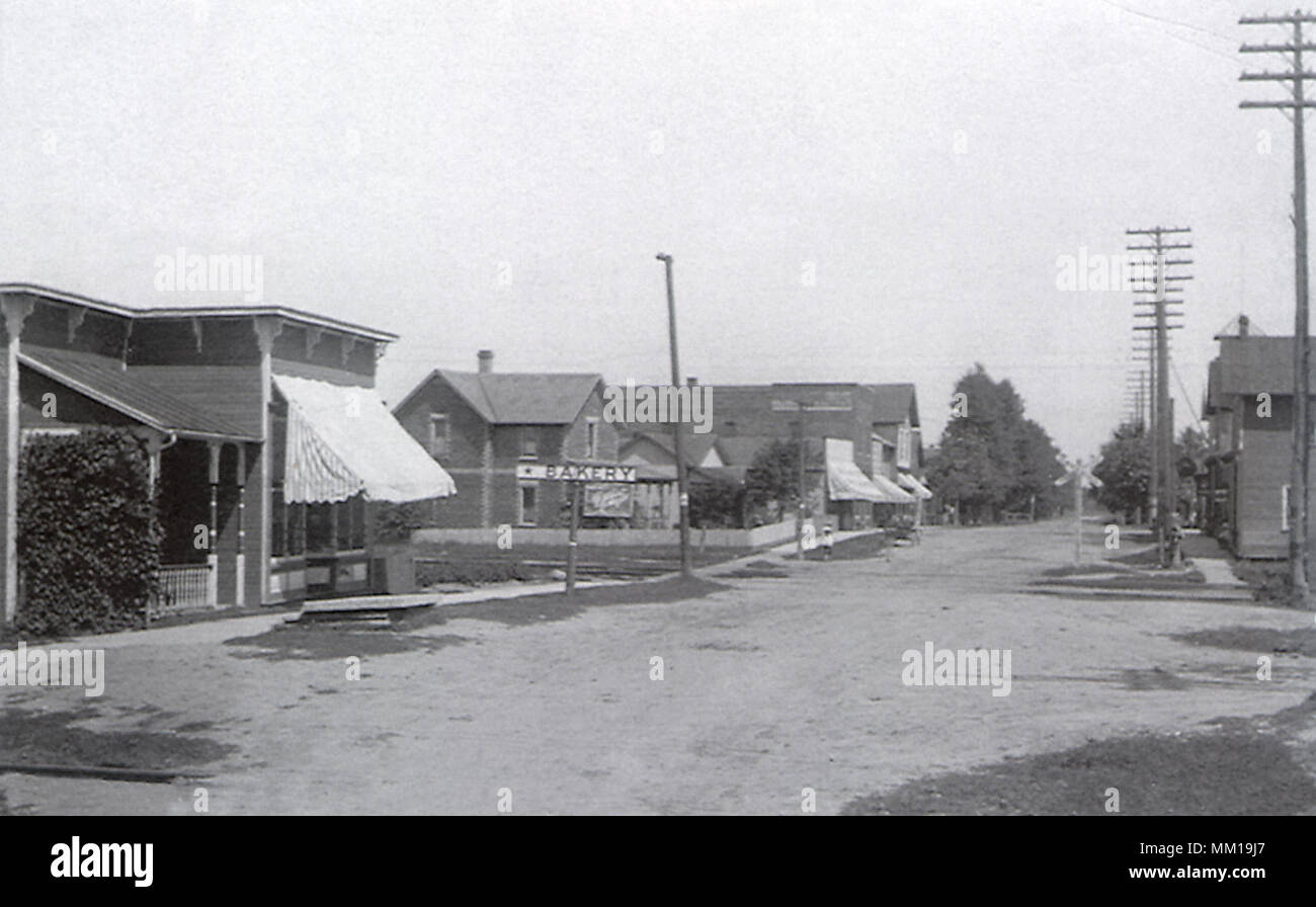 East Main Street. Belmore. 1910 Stock Photo