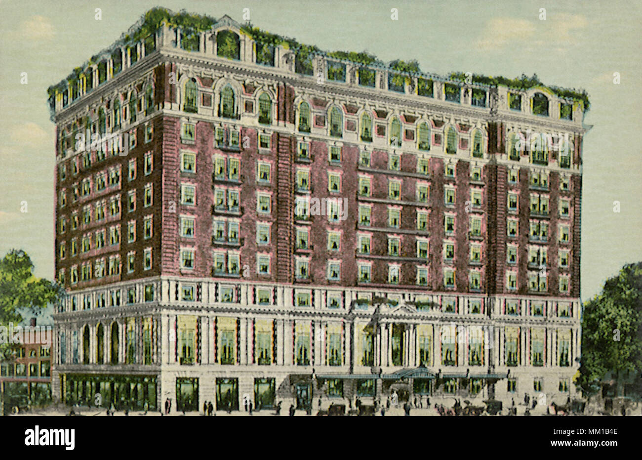 Hotel Taft. New Haven. 1911 Stock Photo Alamy