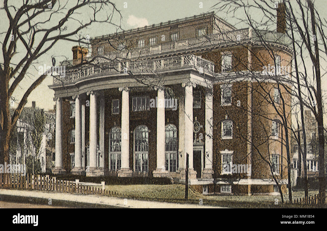 The Colony at Yale University. New Haven. 1910 Stock Photo