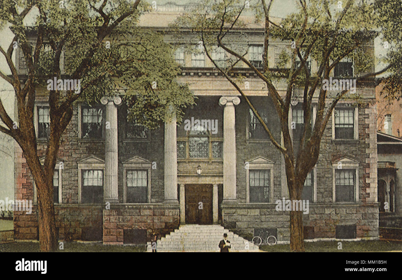 Kirtland Hall at Yale University. New Haven. 1910 Stock Photo Alamy