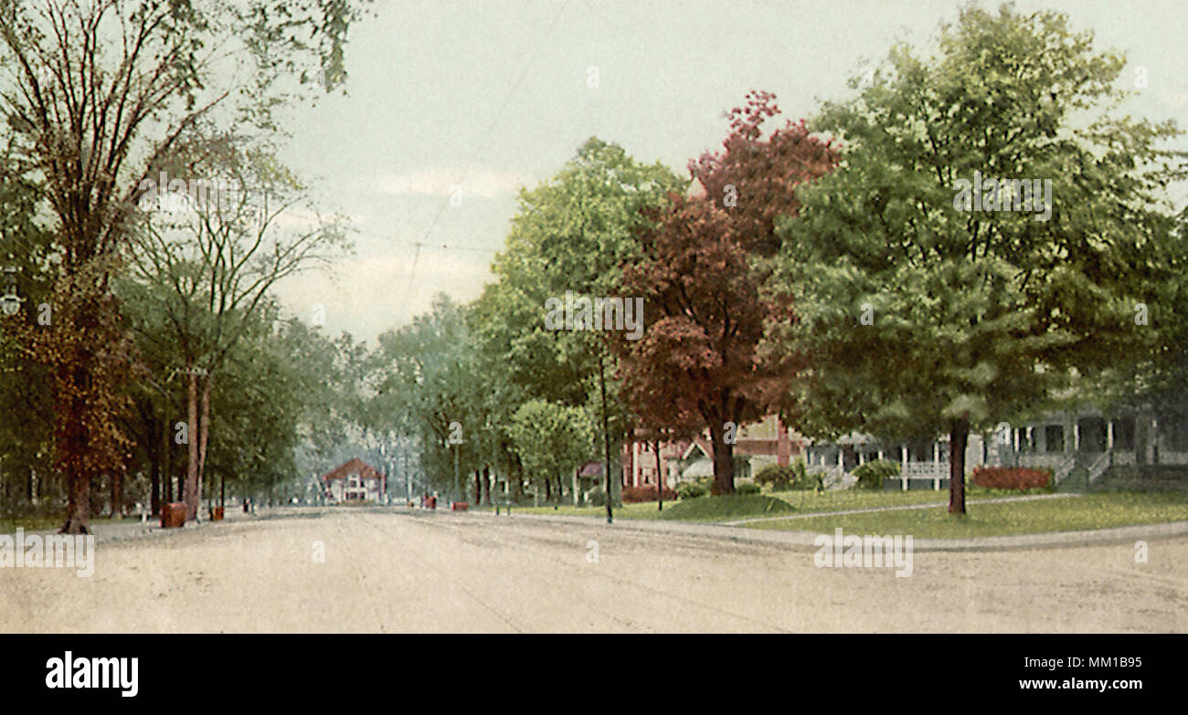West Avenue. Norwalk. 1907 Stock Photo Alamy